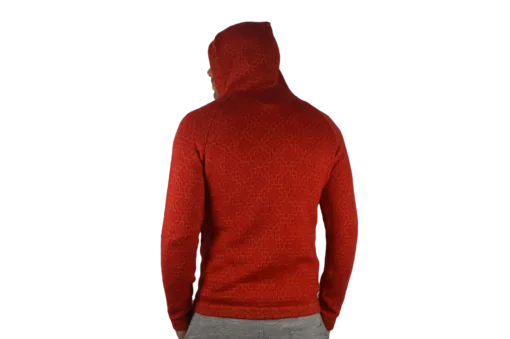 Strickjacke Andenkreuz rot Variante 2