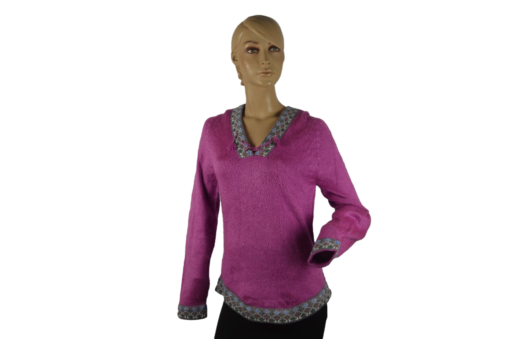 Alpaka Pullover Sinchi Roca rosa