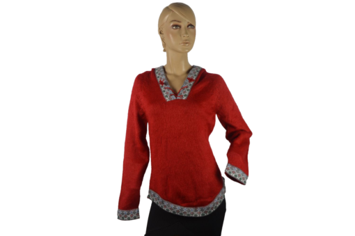 Alpaka Pullover Sinchi Roca rot