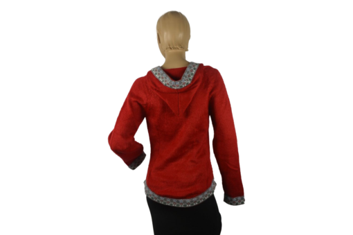 Alpaka Pullover Sinchi Roca rot