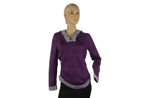 Alpaka Pullover Sinchi Roca violett