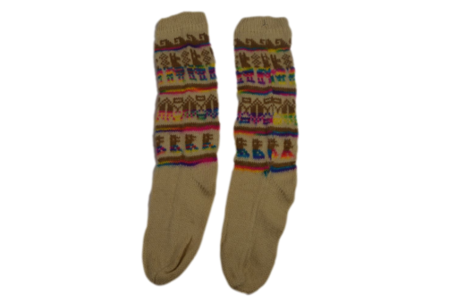 Alpaka Socken beige