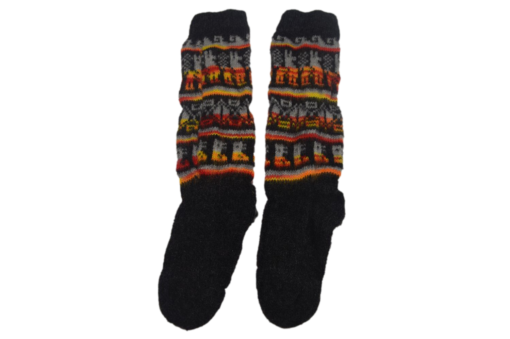 Alpaka Socken schwarz