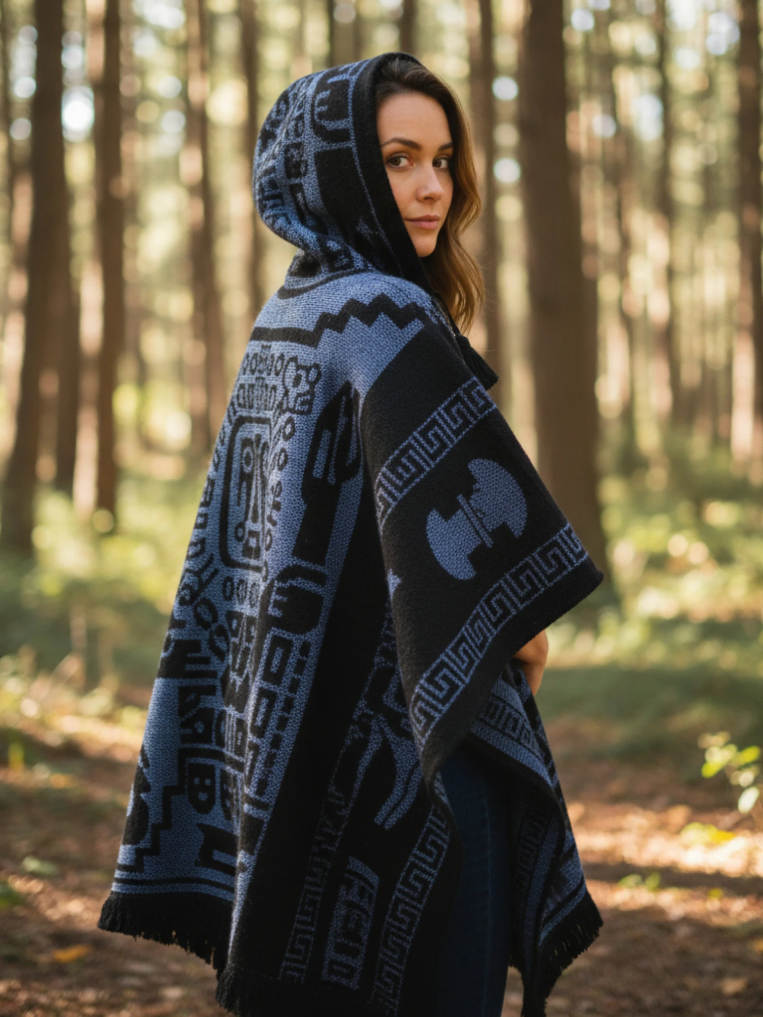Alpaka Poncho Damen | Condor Pasa