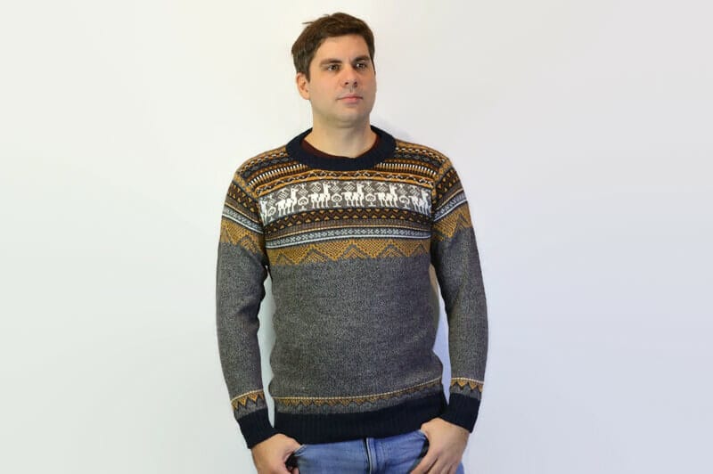 Alpaka Pullover Chaique grau