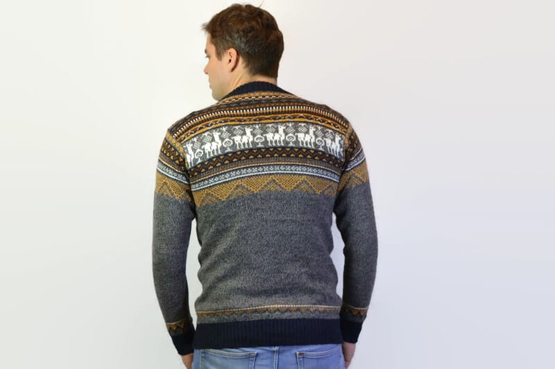 Alpaka Pullover Chaique grau