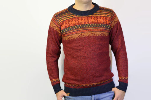 Alpaka Pullover Chaique rot