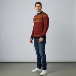 Herren Alpaka Pullover Chaique aus 100% Baby-Alpakawolle