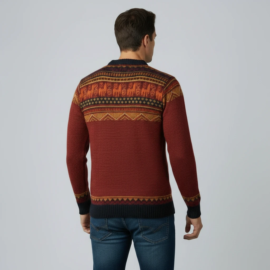Herren Alpaka Pullover Chaique aus 100% Baby-Alpakawolle