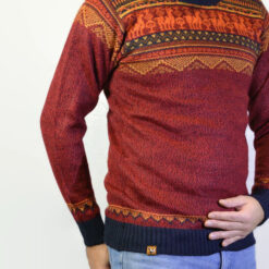 Alpaka Pullover Chaique rot