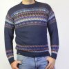 Alpaka Pullover Fair Trade blau