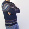 Alpaka Pullover Fair Trade blau