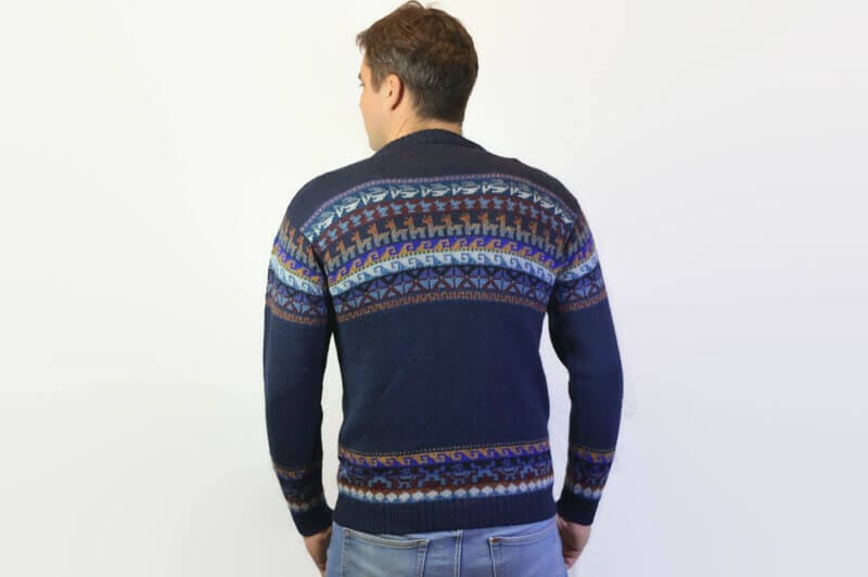 Alpaka Pullover Fair Trade blau Alpaka Pullover Fair Trade blau