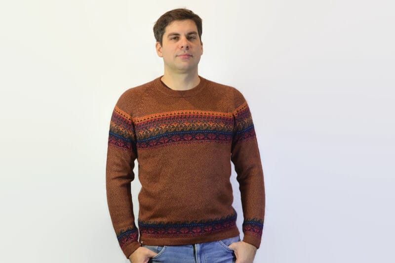 Alpaka Pullover Fair Trade braun Alpaka Pullover Fair Trade braun