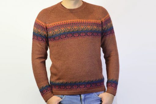 Alpaka Pullover Fair Trade braun