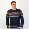 Alpaka Pullover Fair Trade dunkelblau