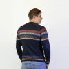 Alpaka Pullover Fair Trade dunkelblau