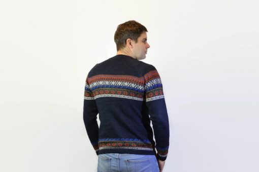 Alpaka Pullover Fair Trade dunkelblau