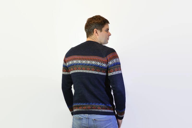 Alpaka Pullover Fair Trade dunkelblau Alpaka Pullover Fair Trade dunkelblau