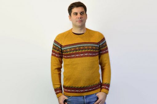 Alpaka Pullover Fair Trade gelb