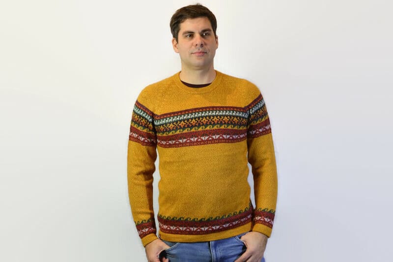 Alpaka Pullover Fair Trade gelb Alpaka Pullover Fair Trade gelb