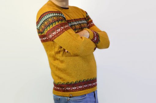 Alpaka Pullover Fair Trade gelb