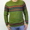 Alpaka Pullover Fair Trade grün