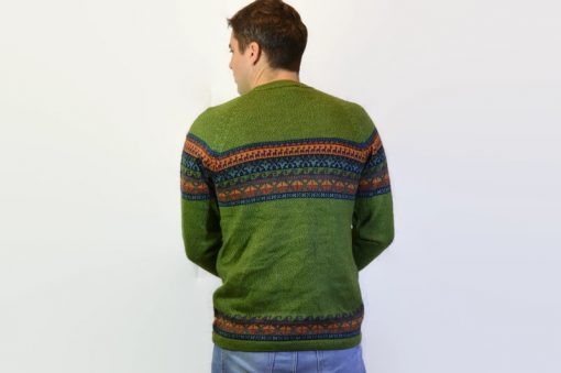 Alpaka Pullover Fair Trade grün