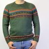 Alpaka Pullover Fair Trade olivgrün