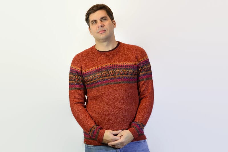 Alpaka Pullover Fair Trade orange Alpaka Pullover Fair Trade orange