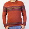 Alpaka Pullover Fair Trade orange