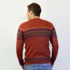 Alpaka Pullover Fair Trade orange