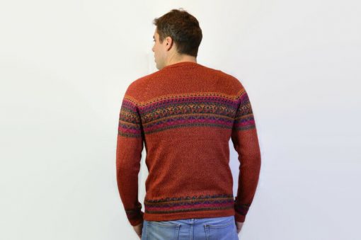 Alpaka Pullover Fair Trade orange