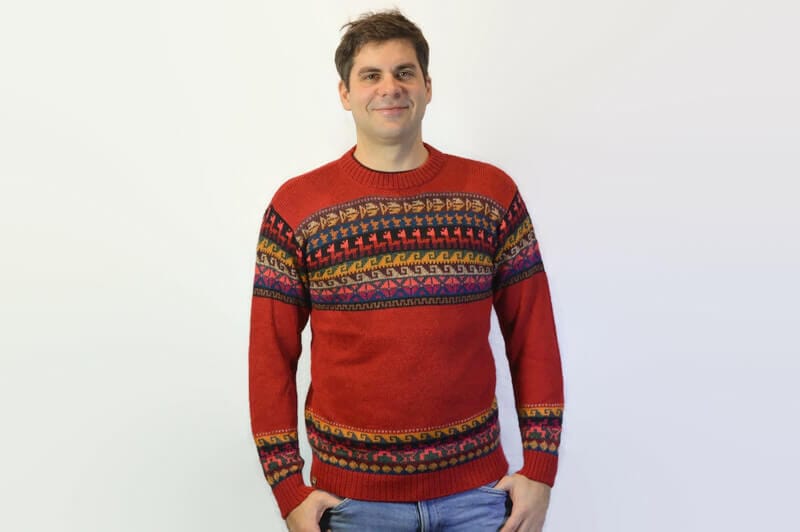 Alpaka Pullover Fair Trade rot Alpaka Pullover Fair Trade rot