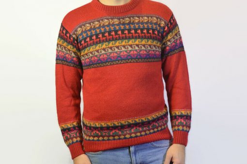 Alpaka Pullover Fair Trade rot