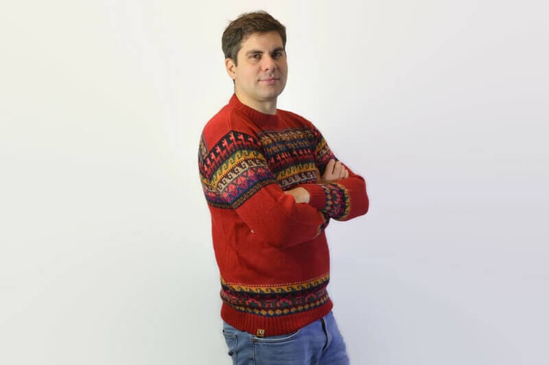 Alpaka Pullover Fair Trade rot Alpaka Pullover Fair Trade rot