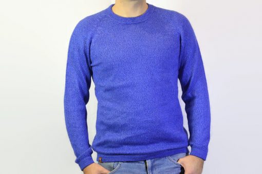 Alpaka Pullover Uncolor blau