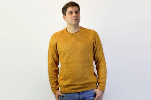 Alpaka Pullover Uncolor gelb