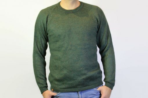 Alpaka Pullover Uncolor olivgrün