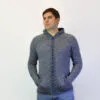 Alpaka Strickjacke Andenkreuz grau Variante 3