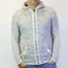 Alpaka Strickjacke Andenkreuz weiß Variante 4