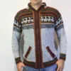 Strickjacke Atahulapaza hellgrau