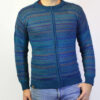 Alpaka Strickjacke Yaura blau