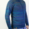 Alpaka Strickjacke Yaura blau