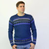 Alpaka Sweater blau