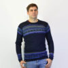 Alpaka Sweater dunkelblau