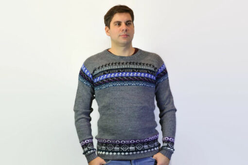 Alpaka Sweater grau