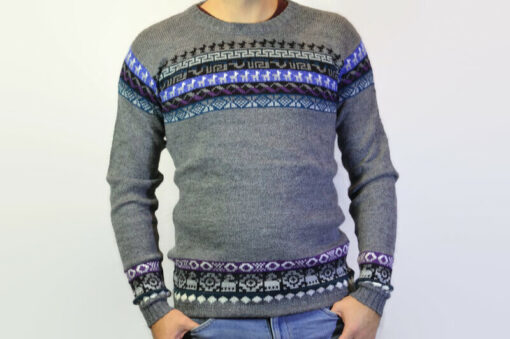 Alpaka Sweater grau