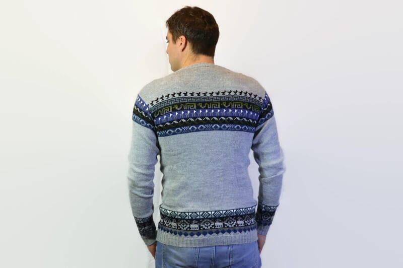 Alpaka Sweater hellgrau Alpaka Sweater hellgrau