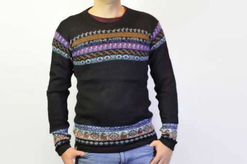 Alpaka Sweater schwarz